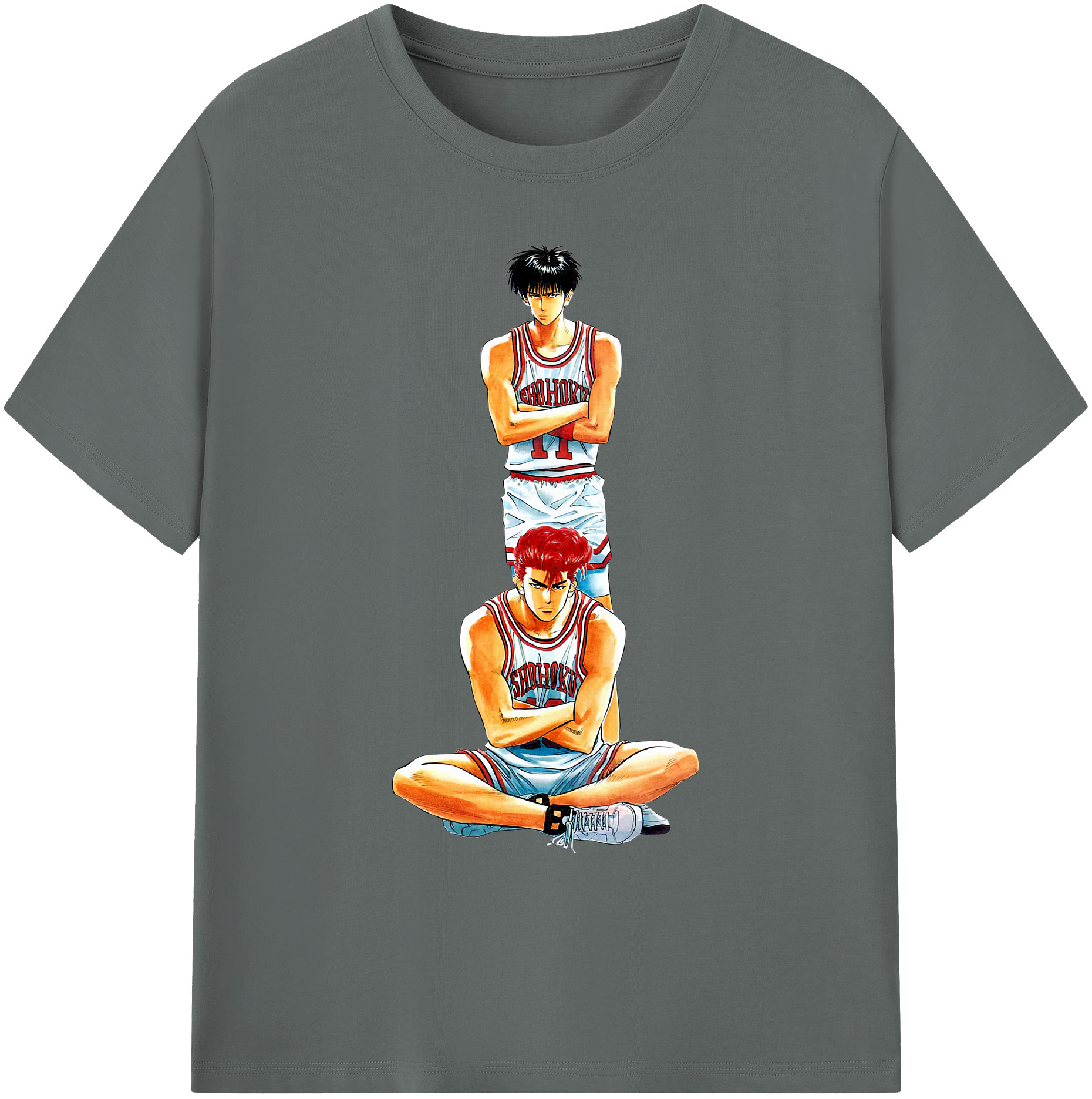 （画像用） SLAM DUNK／スラムダンク 綿100％ メンズ半袖Tシャツ｜肌触りやわらか＆通気性